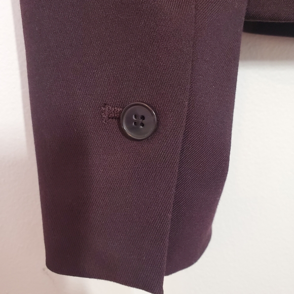 Dark Burgundy H&M Blazer Size 0 - Picture 5 of 6